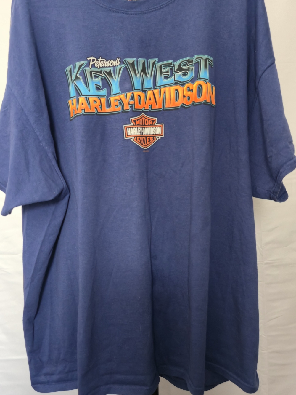 Harley-Davidson Key West Men's Crew Neck T-Shirt - Blue